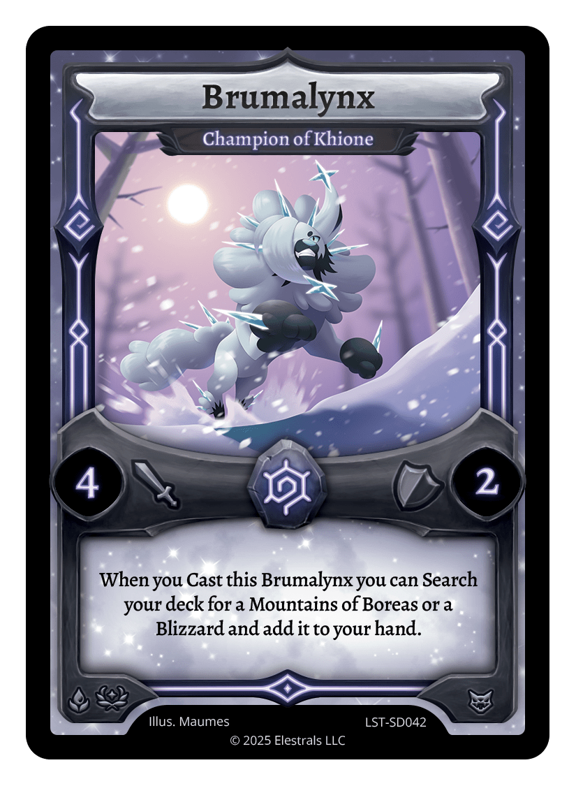 Brumalynx - Champion of Khione - LST-SD042